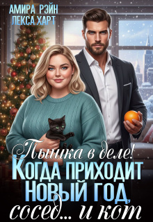 Пышка в деле! Когда приходит Новый год, сосед… и кот